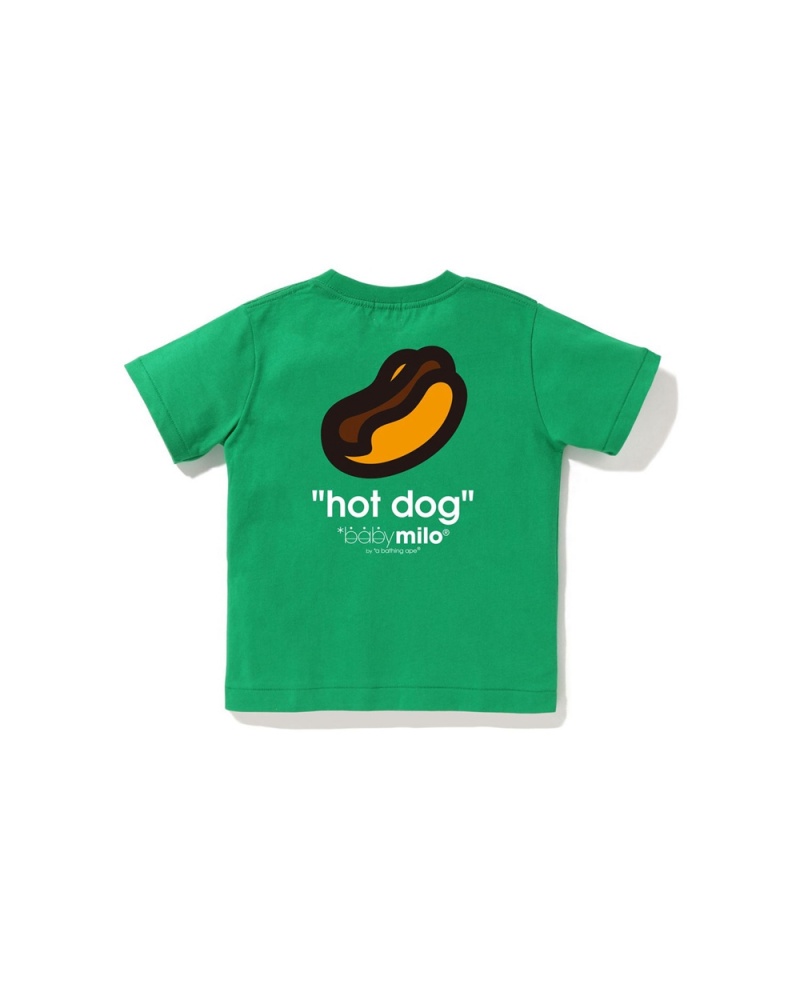 Hauts Bape Baby Milo Face Hot Dog Turquoise Enfant | IPX-16890686